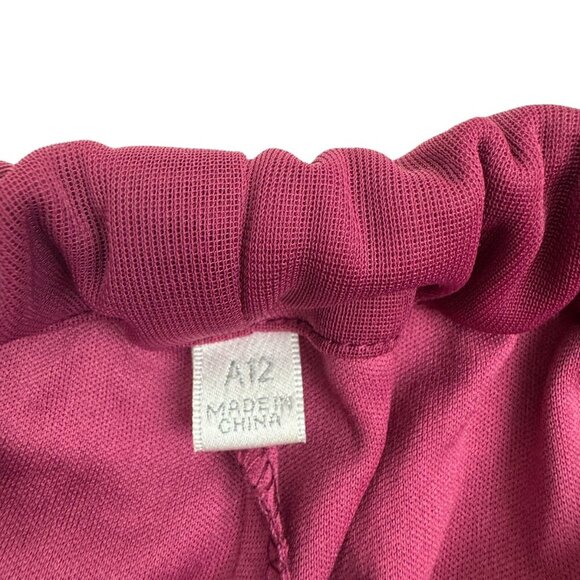 Azazie Maura Mulberry Pantsuit Sequins Chiffon 3- Piece Special Occasion SZ 12 - Picture 12 of 16